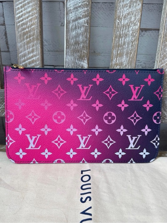 Louis Vuitton Handbags - Louis Vuitton Monogram Midnight Fuschia Pouchette Wristlet from Neverfull MM